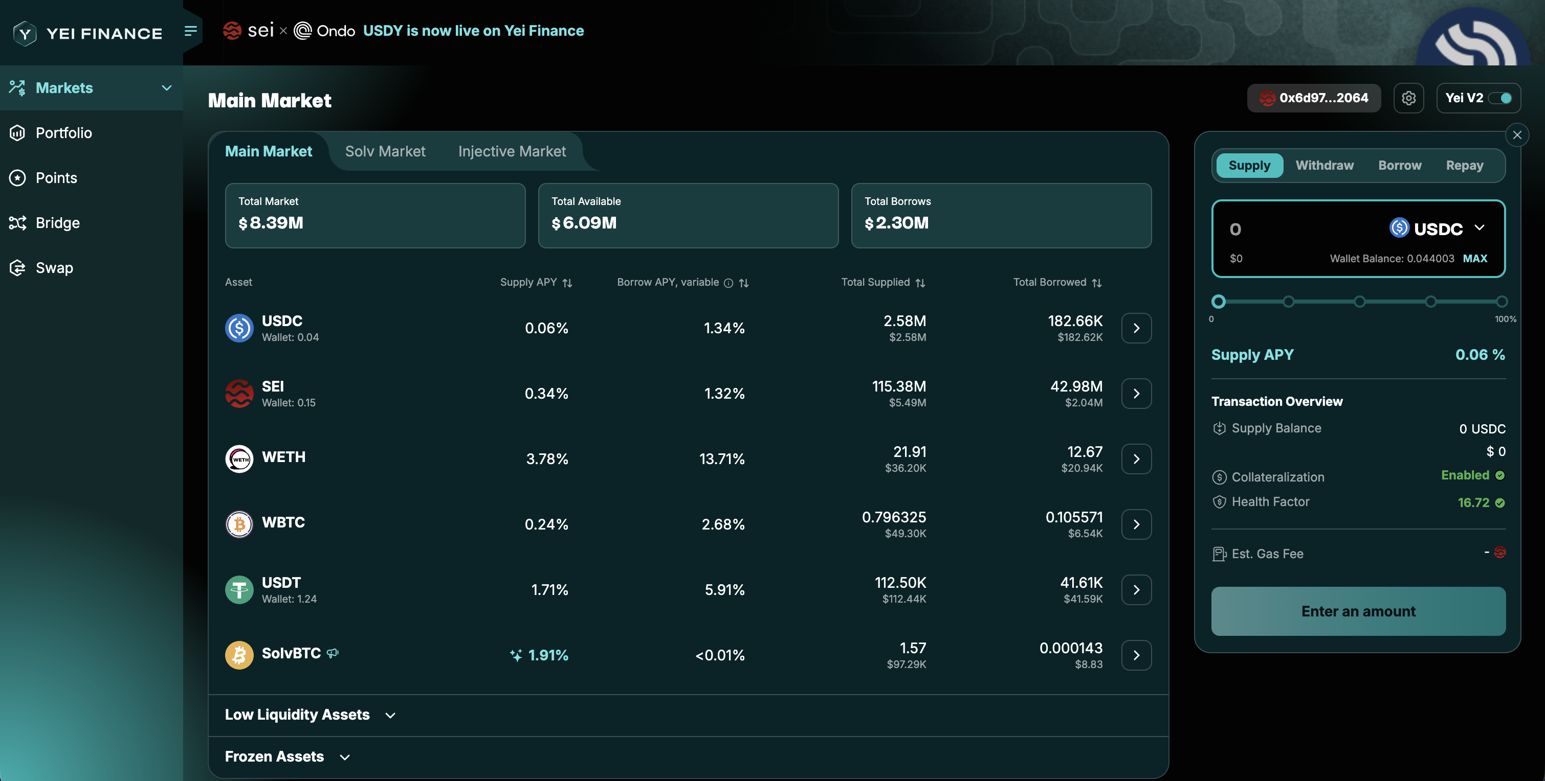 Yei Finance